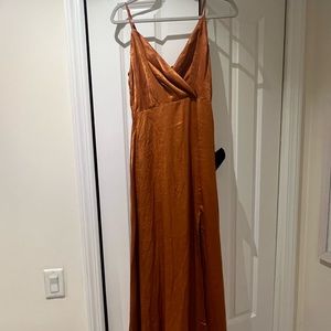 Satin Maxi Dress